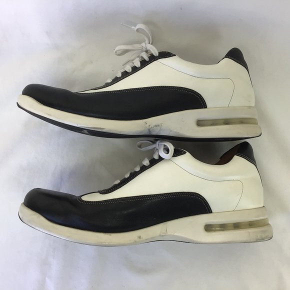 Cole Haan Men Leather White Black Shoes 14M - Picture 9 of 11